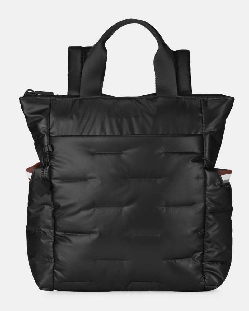 Front of a size O/S Comfy In Black in Black by Hedgren. | dia_product_style_image_id:350816